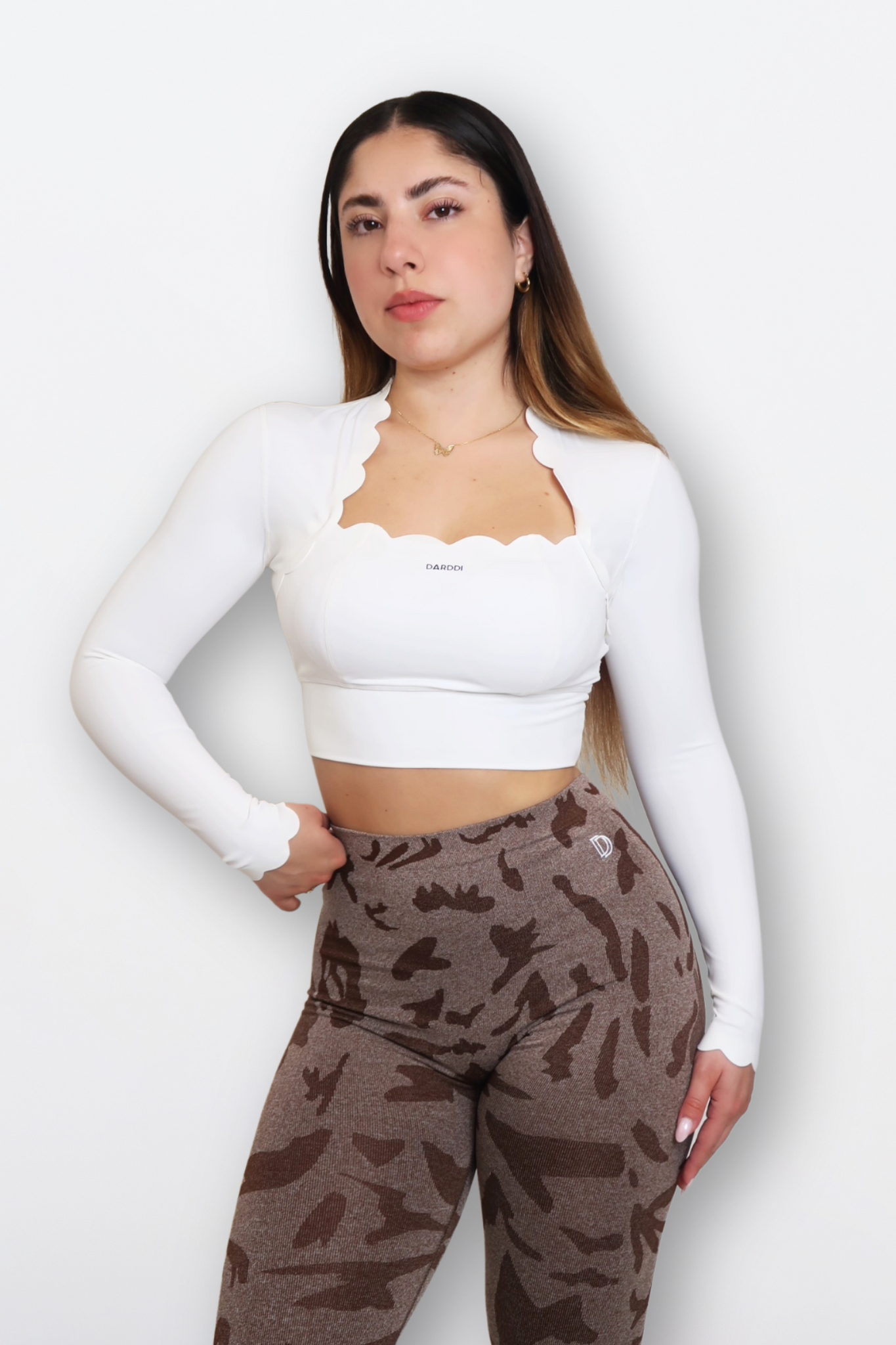 Opulencia Crop Top long Sleeve