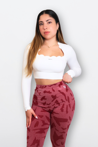 Opulencia Crop Top long Sleeve